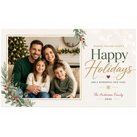 Create your own holiday greeting cards with your own photos