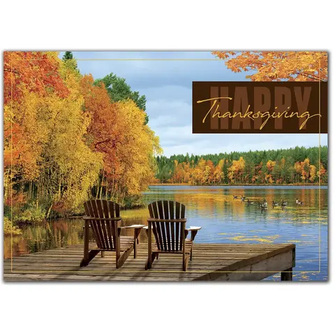 Custom Printed Thanksgiving Cards for Personal or Business Use