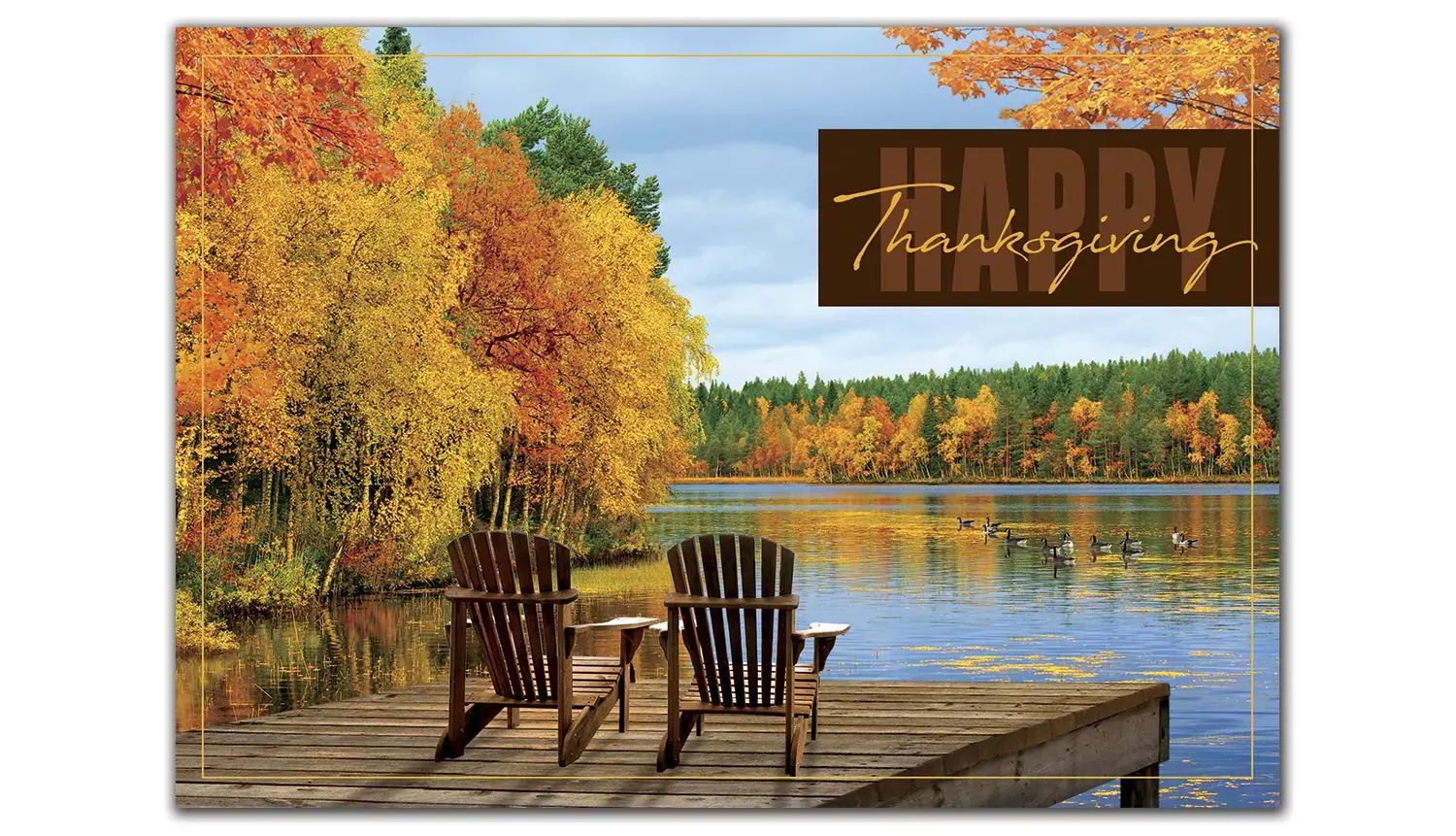 Custom Printed Thanksgiving Cards for Personal or Business Use