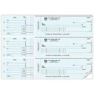 Custom 3-To-A-Page Voucher Checks