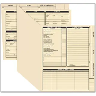 Manila real estate listing folder