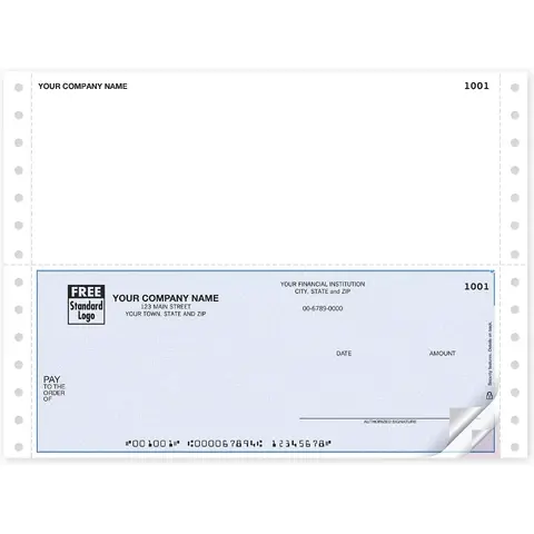 Pin Feed Peachtree Business Checks