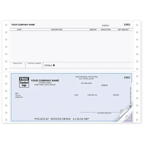 Accounts Payable Tractor Feed Checks