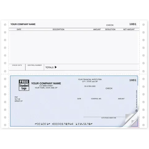 Accounts Payable Tractor Feed Checks