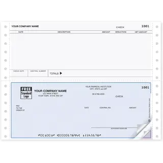 Accounts Payable Tractor Feed Business Checks, Triplicate