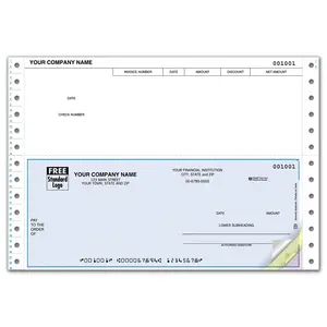 Continuous Account Payable Business Checks