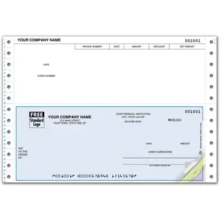 Continuous Account Payable Business Checks