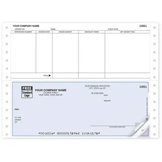 Business Checks to Pay Supplier Invoices