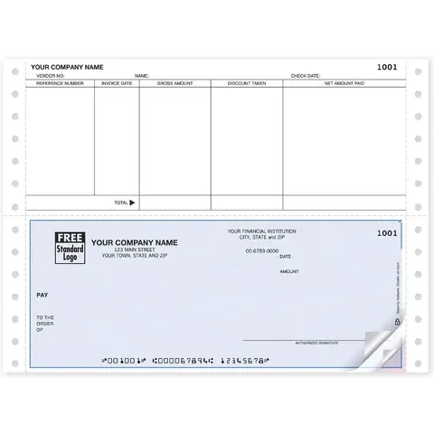 Business Checks to Pay Supplier Invoices