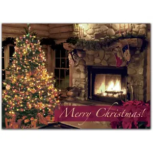 The Night Before Christmas Holiday Greeting Cards for Families or Businesses