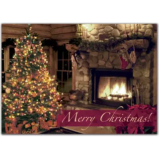 The Night Before Christmas Holiday Greeting Cards for Families or Businesses