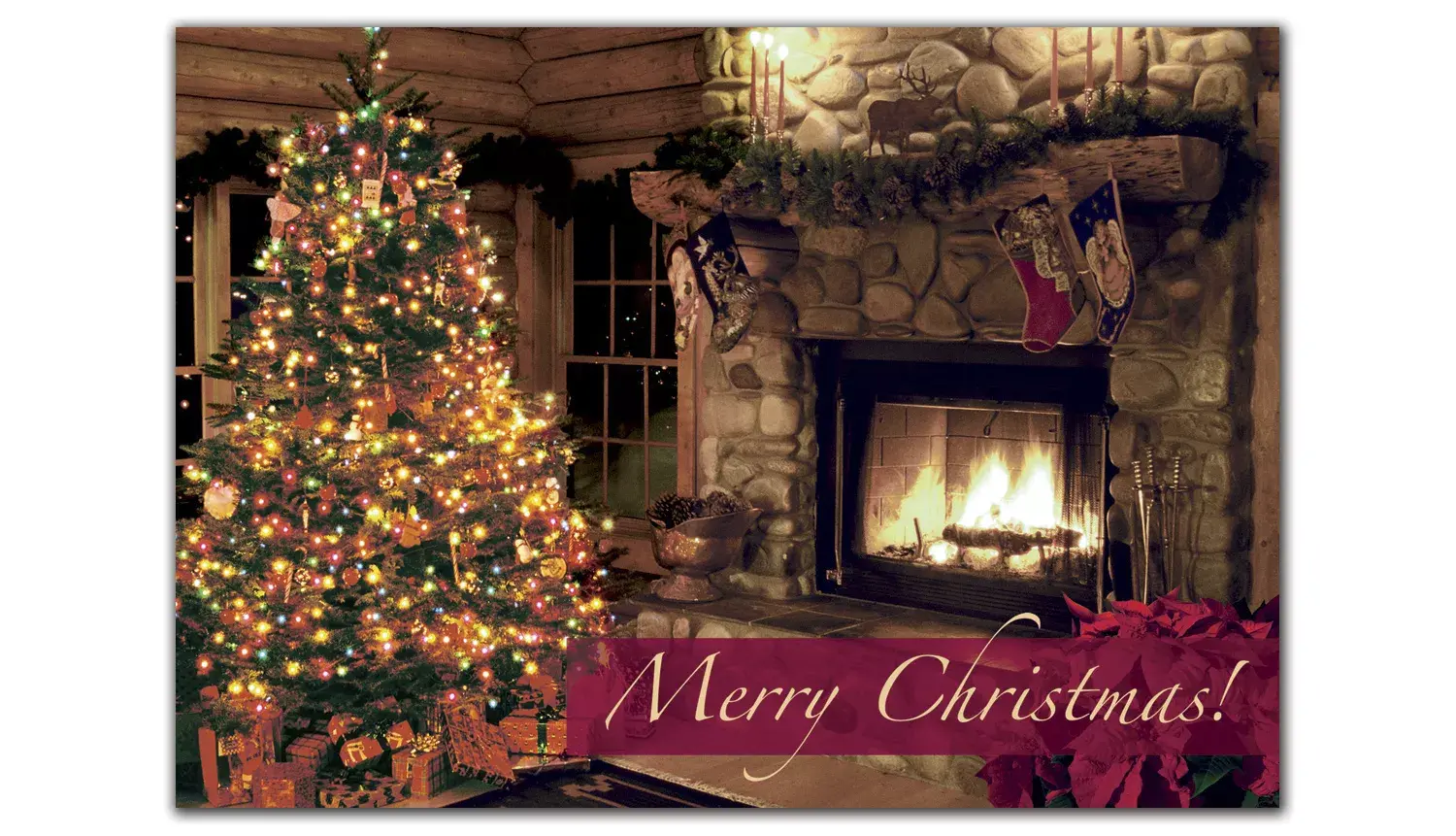 The Night Before Christmas Holiday Greeting Cards for Families or Businesses