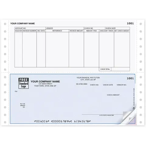 Microsoft® Accounts Payable Continuous Checks