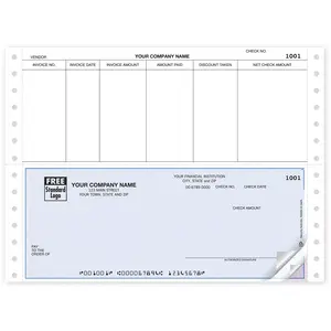 Continuous Carbonless Accounts Payable Check