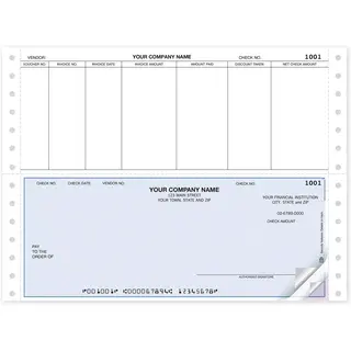 Continuous Accounts Payable Business Checks, Macola