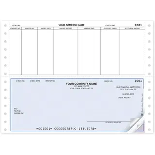 Macola Continuous Accounts Payable Checks, Triplicate