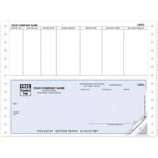 Accounts Payable Checks for Pin Feed Printers