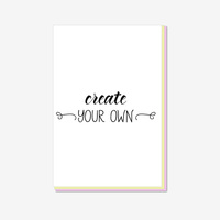 Custom NCR business forms, glued at the top edge