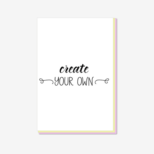 Custom NCR business forms, glued at the top edge