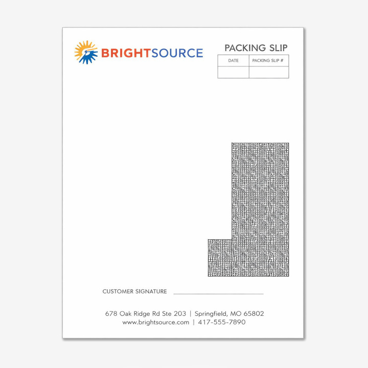 Custom business forms for use with laser printers