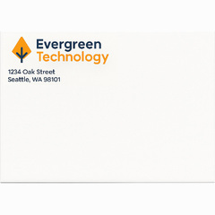 Custom 9" x 12" business mailing envelopes printing