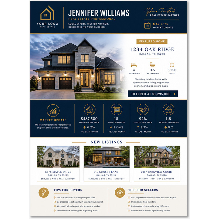 Create your own full color newsletters and sale sheets online