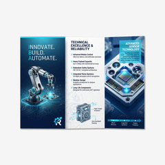 Full color brochures printing with your own design
