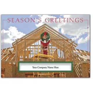 Contractor & Builder Holiday Cards - Home Building