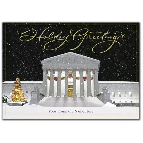 Attorney Holiday Cards - Jolly Justice Emblem