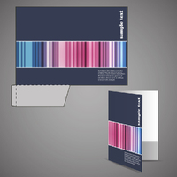 Full color presentation folders printing