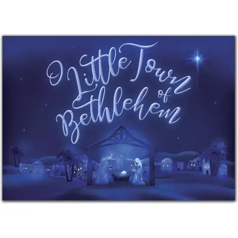 Jesus is Born Holiday Cards - Business Greeting Card