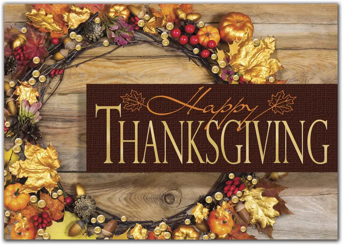 Custom Thanksgiving Card | Rustic Wishes