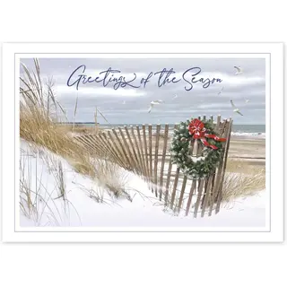 Custom Winter Holiday Cards - Seashore Greetings