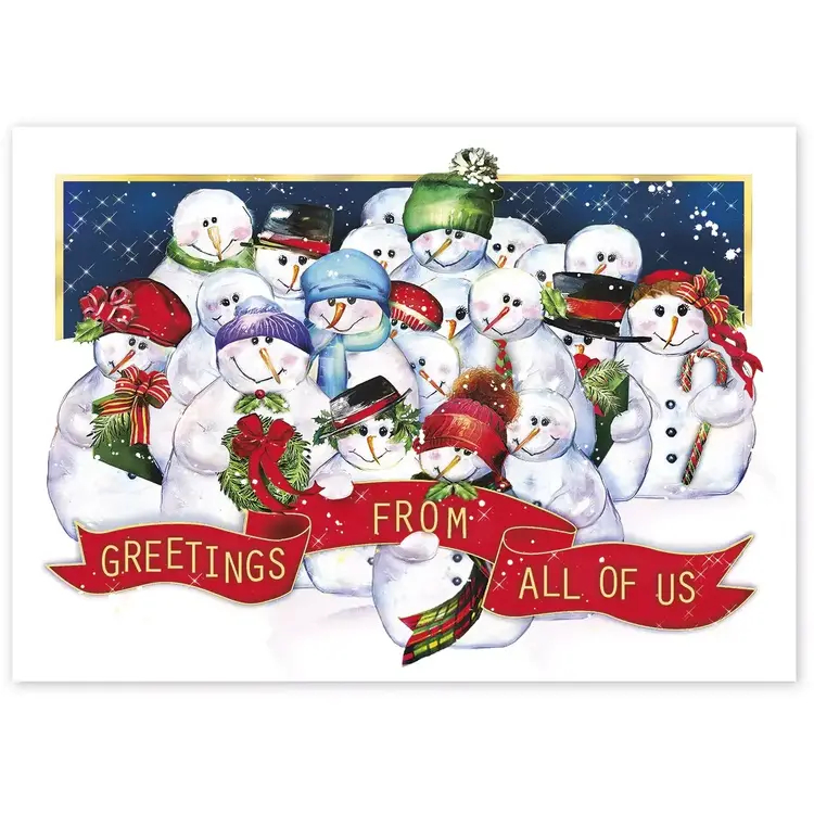 Frosty the Snowman and Crew Holiday Cards