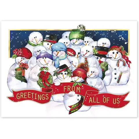 Frosty the Snowman and Crew Holiday Cards