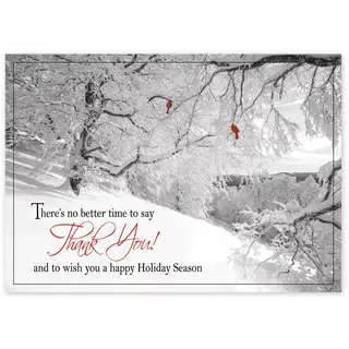 Custom Thank You Business Holiday Cards Printing