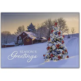 Business Holiday Cards - Country Morning Living