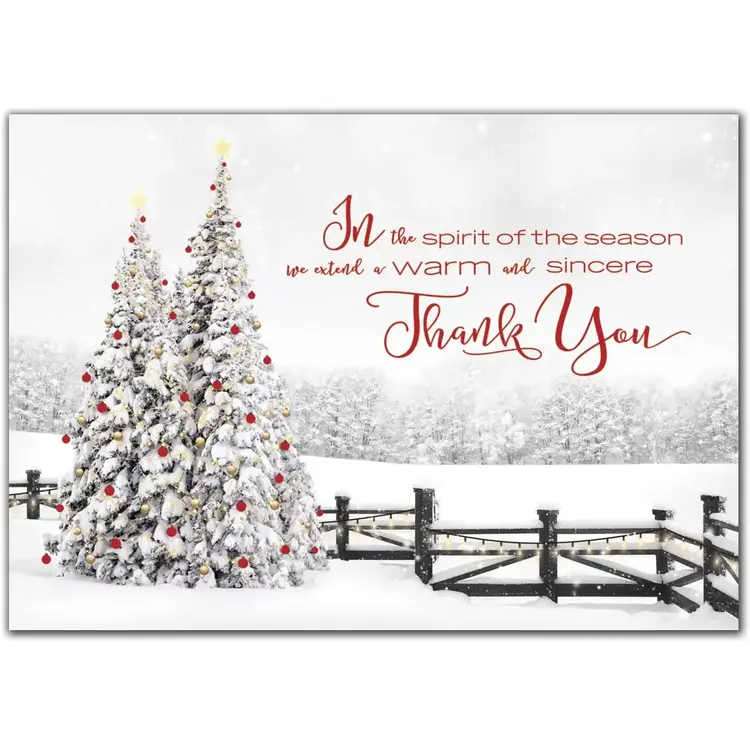 Customized Holiday Cards for Business - Thank You for Your Business