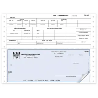 Continuous Payroll Check Printing