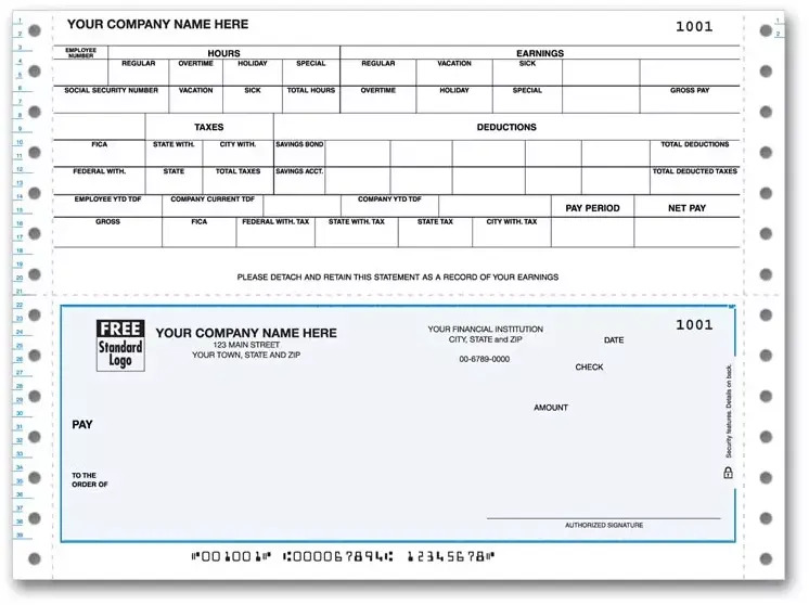 Custom Continuous Payroll Checks