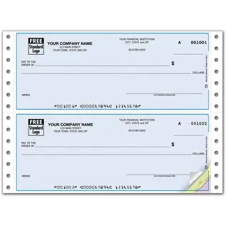 Custom Continuous Quickbooks® Checks