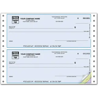 Custom Continuous Quickbooks® Checks