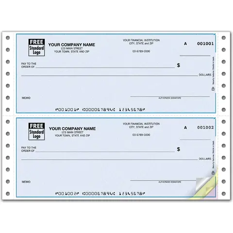 Custom Continuous Quickbooks® Checks