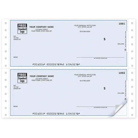 Pin Feed Quicken® Business Checks