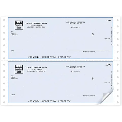 Pin Feed Quicken® Business Checks