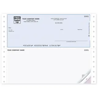 Pin Feed Business Check Printing