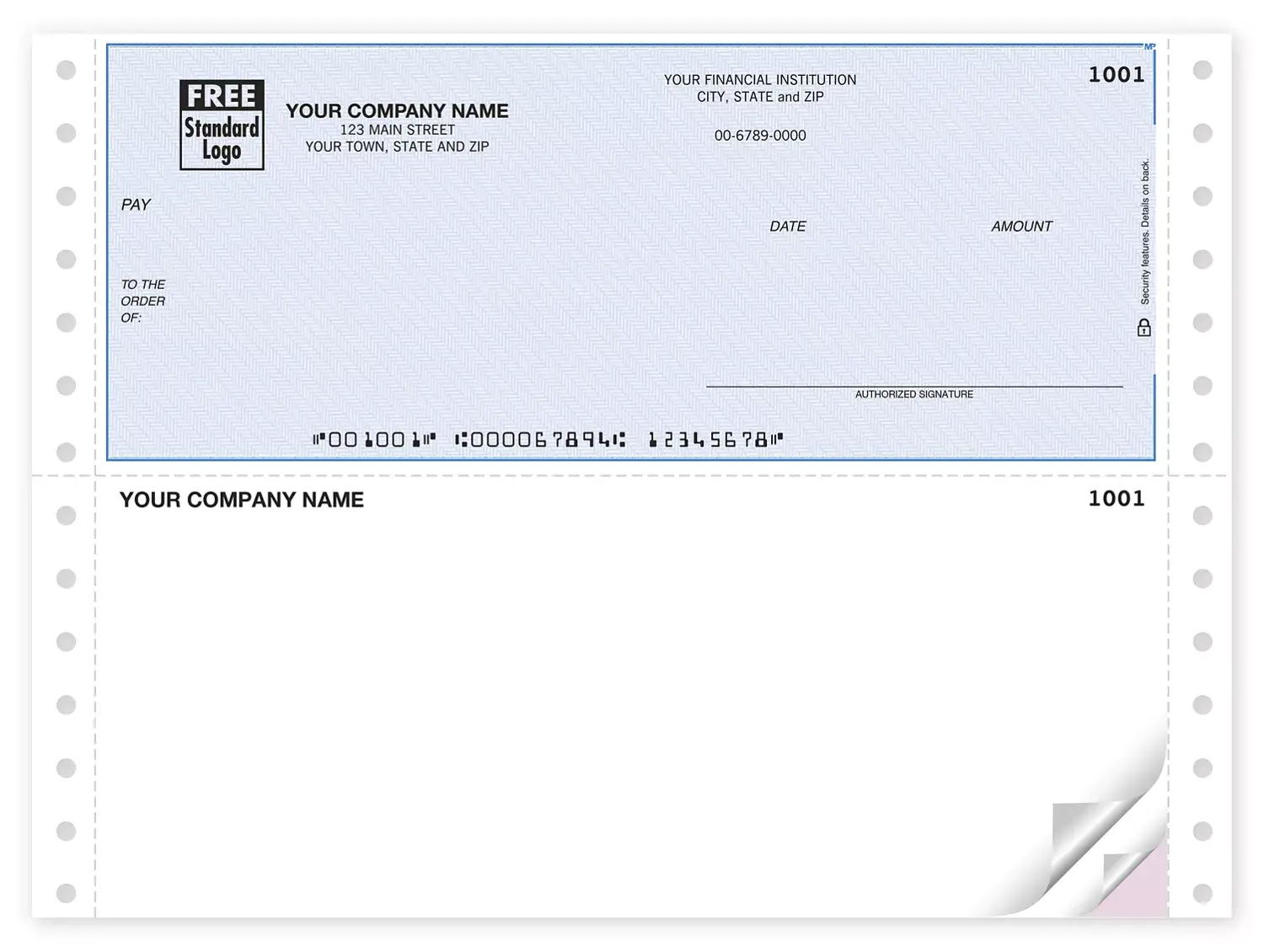 Continuous NCR Business Checks to Order Online