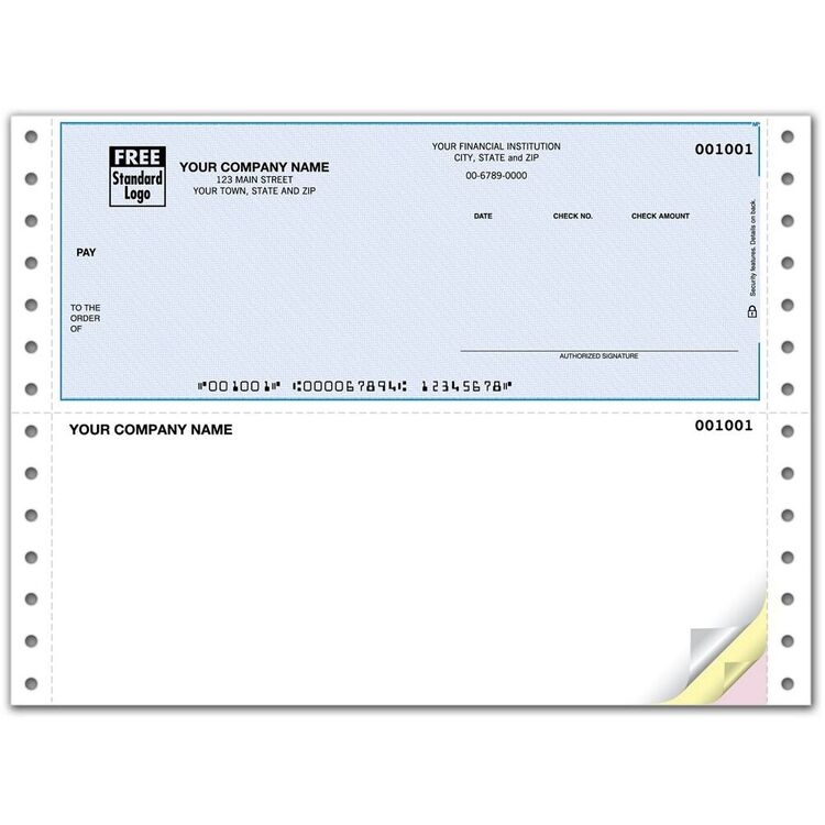 Custom Dot Matrix Business Checks Online