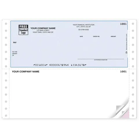 Custom Dot Matrix Business Checks Online
