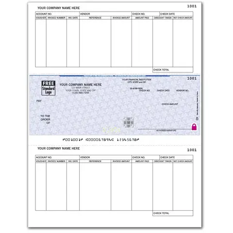 Custom Microsoft© Accounts Payable Check